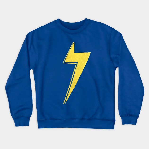 Lightning Bolt - Kamala Khan Crewneck Sweatshirt by gmc263